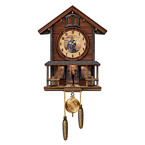 John Wayne: American Icon Collectible Cuckoo Clock