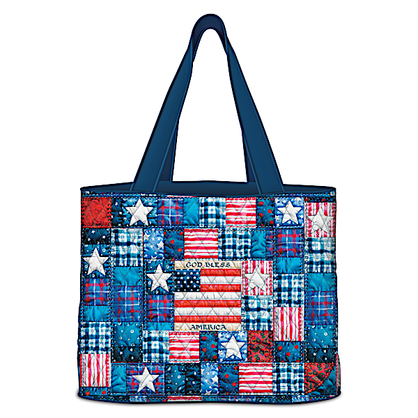American Pride Women's Quilted Tote Bag