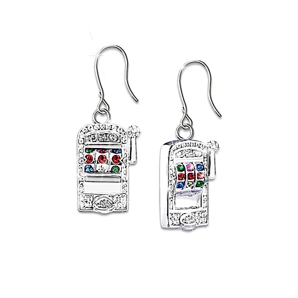 Lucky Jackpot Slot Machine Earrings