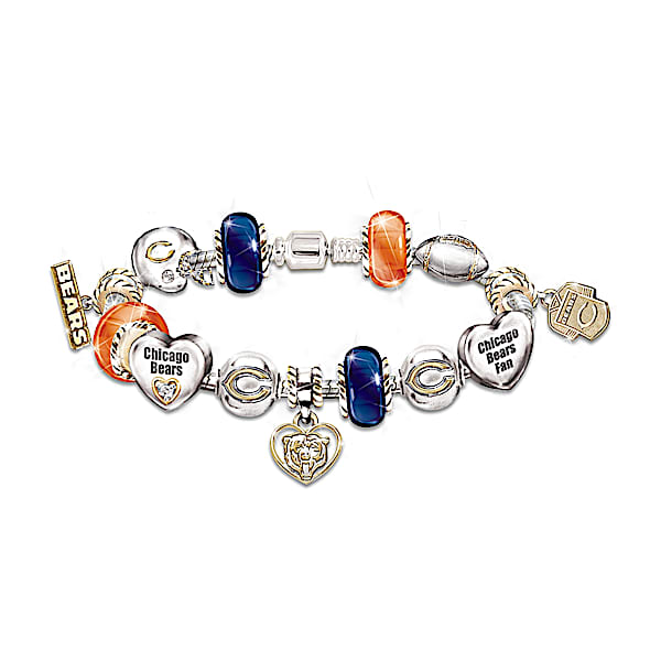 Go Bears! #1 Fan Charm Bracelet