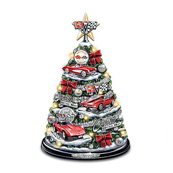 Corvette Tabletop Christmas Tree: Oh What Fun It Is To Drive