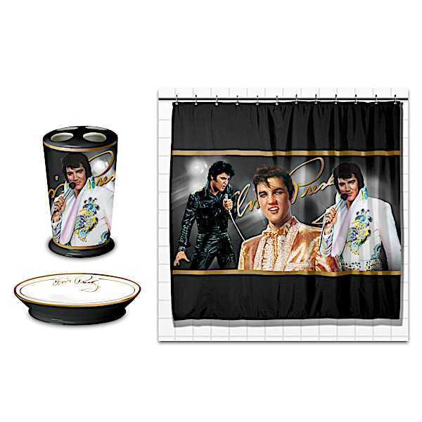 Elvis Presley Heirloom Porcelain Bath Ensemble