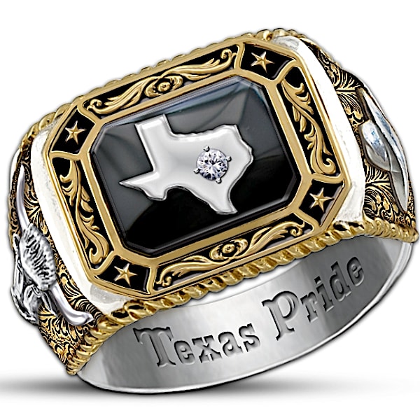 Spirit Of Texas Diamond Men's Ring