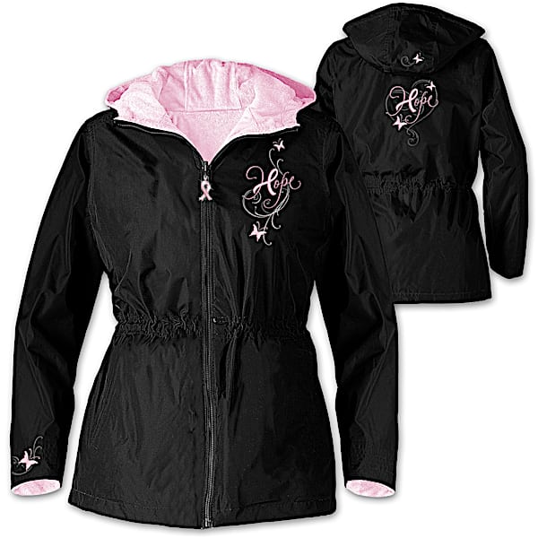 Breast Cancer Support Women's Jacket: Ribbons Of Hope