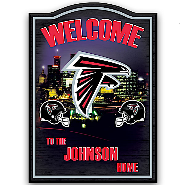Atlanta Falcons NFL Personalized Welcome Sign