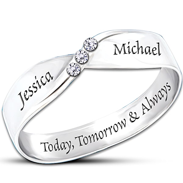 Personalized Diamond Ring: Infinite Love  - Personalized Jewelry