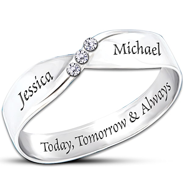 Personalized Diamond Ring: Infinite Love  - Personalized Jewelry