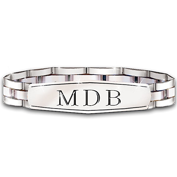 Personalized Bracelet: My Grandson, My Pride, My Joy - Personalized Jewelry