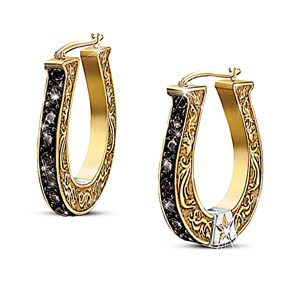 Woman's Earrings: Black Beauty Diamond Earrings