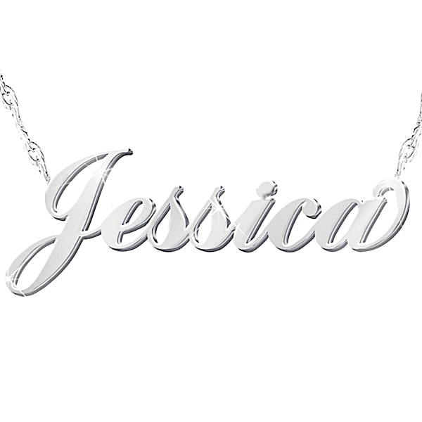 Personalized Diamond Necklace: Daughter, I Love You - Personalized Jewelry