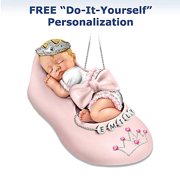 Personalizable Baby Ornament: Our Precious Little Princess