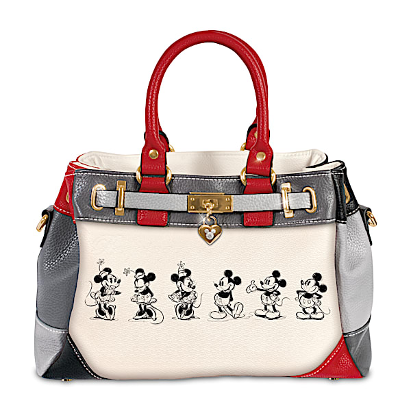 Handbag: Disney Mickey And Minnie Love Story Handbag