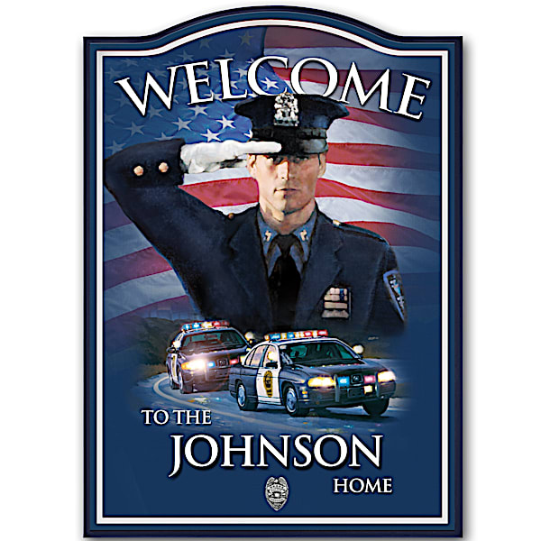A Hero's Welcome Personalized Welcome Sign