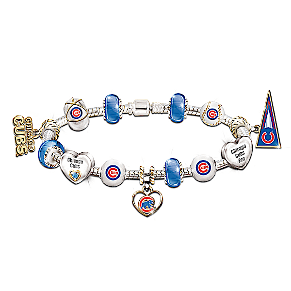 MLB Charm Bracelet: Go Cubs! #1 Fan