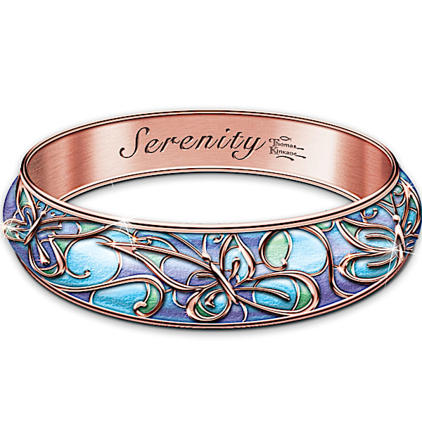 Bracelet: Thomas Kinkade Serenity Copper Wellness Bracelet