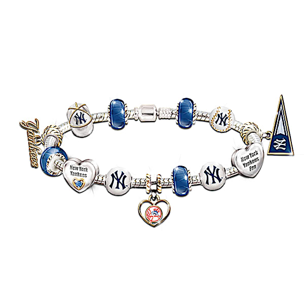 MLB Charm Bracelet: Go Yankees! #1 Fan