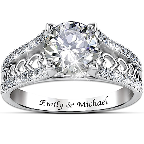 Ring: One Love Personalized Ring - Personalized Jewelry