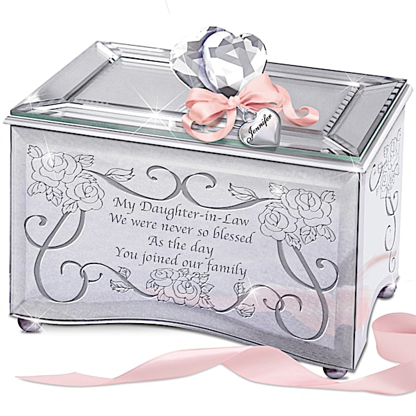 Music Box: My Daughter-In-Law, I Love You Personalized Music Box