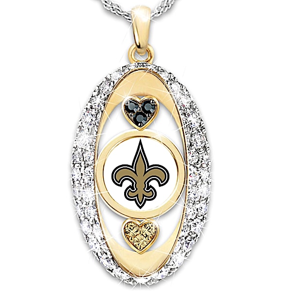 For The Love Of The Game NFL New Orleans Saints Women's Necklace