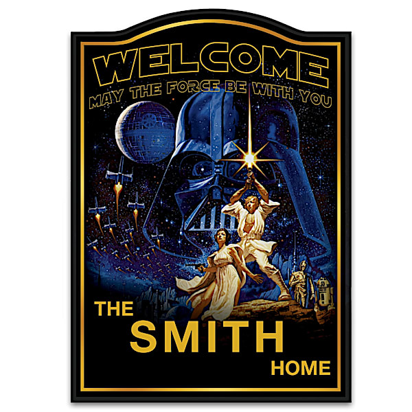 Welcome Sign: Star Wars Personalized Welcome Sign