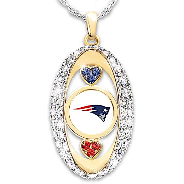 For The Love Of The Game NFL New England Patriots Women's Necklace
