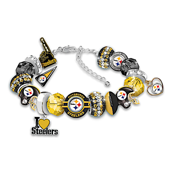 Fashionable Fan NFL Pittsburgh Steelers Women's Charm Bracelet