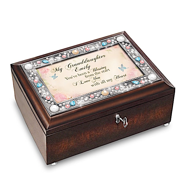My Granddaughter, You're A Blessing Personalized Music Box