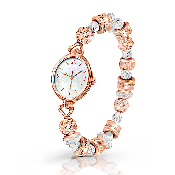 Nature's Healing Moments Women's Copper Stretch Watch