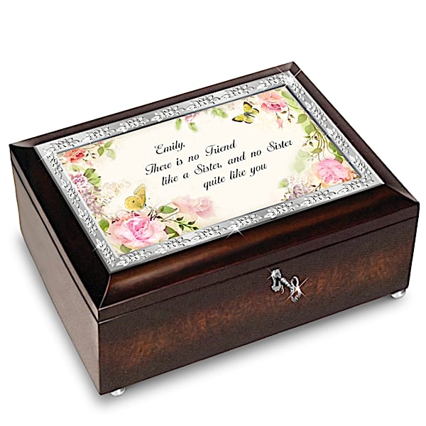 My Sister, My Friend Personalized Music Box