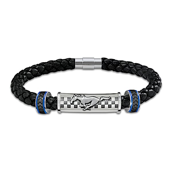 Untamed American Spirit Men's Ford Mustang Bracelet