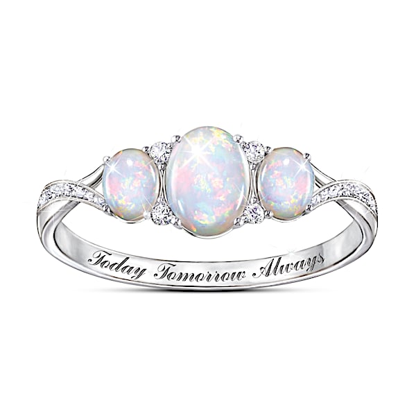 Light Of Our Love Australian Opal Ring