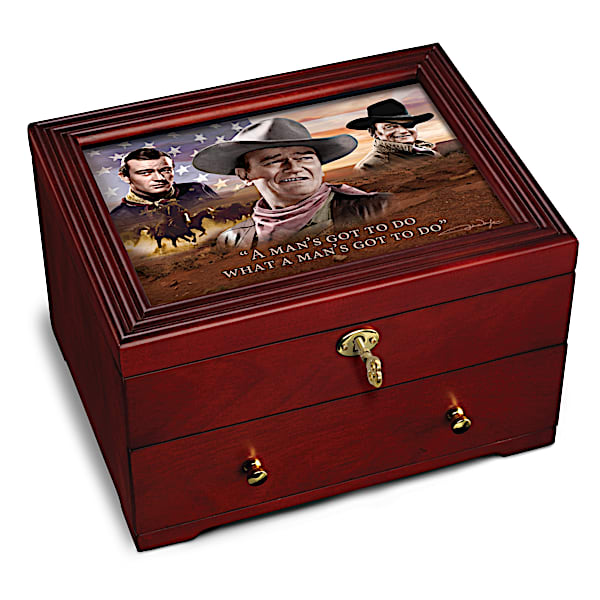 John Wayne: Legend Wooden Keepsake Box