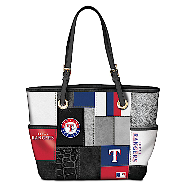 Texas Rangers MLB Women's Patchwork Tote Bag