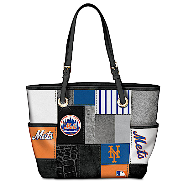 New York Mets Patchwork Tote Bag