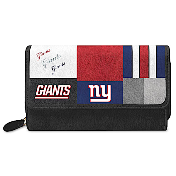 For The Love Of The Game NFL New York Giants Patchwork Wallet