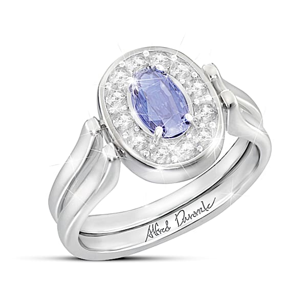 Alfred Durante Reversible Tanzanite And White Topaz Ring