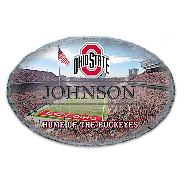 Ohio State University Buckeyes Personalized Welcome Sign
