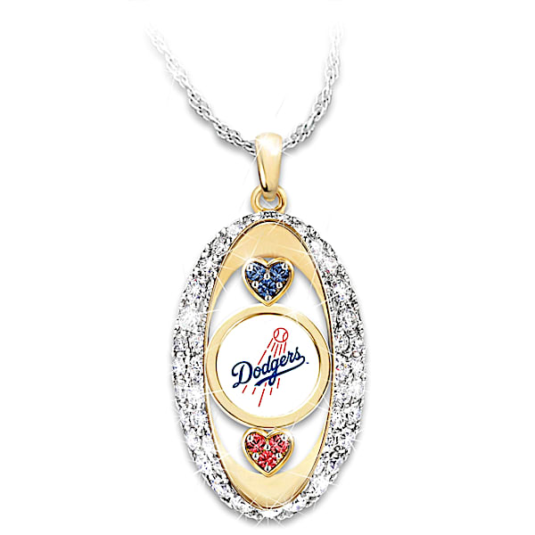 For The Love Of The Game Los Angeles Dodgers Pendant Necklace