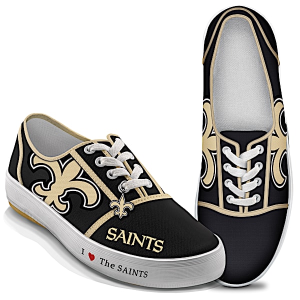 I Love The NFL New Orleans Saints Women's Canvas Shoes