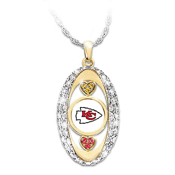 For The Love Of The Game NFL Kansas City Chiefs Women's Necklace