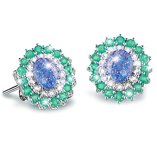 Alfred Durante Opal Island Women's Gemstone Earrings