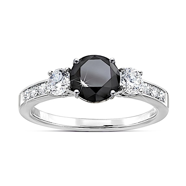Black Brilliance Diamonesk Ring