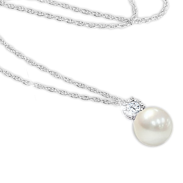 Precious Granddaughter Personalized Cultured Pearl Pendant Necklace - Graduation Gift Ideas