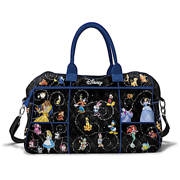 Disney Relive The Magic Women's Quilted Weekender Tote Bag