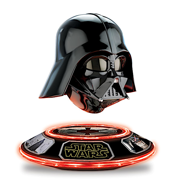STAR WARS Darth Vader Collectible Helmet Levitates and Rotates: Lights Up