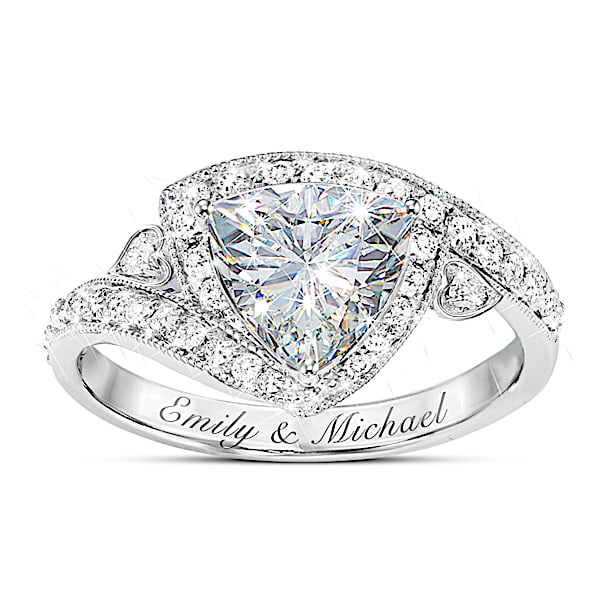Once In A Lifetime Women's Personalized Diamonesk Ring - Personalized Jewelry