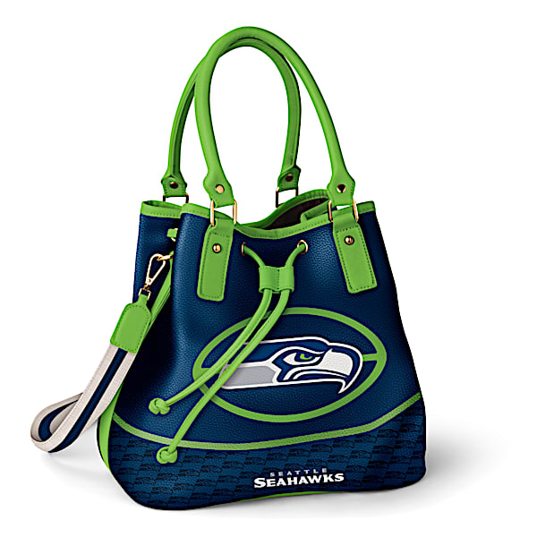 Seattle Seahawks Women's NFL Bucket-Style Handbag