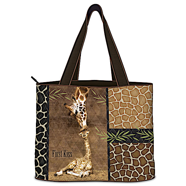 First Kiss Tote Women's Quilted Tote Bag