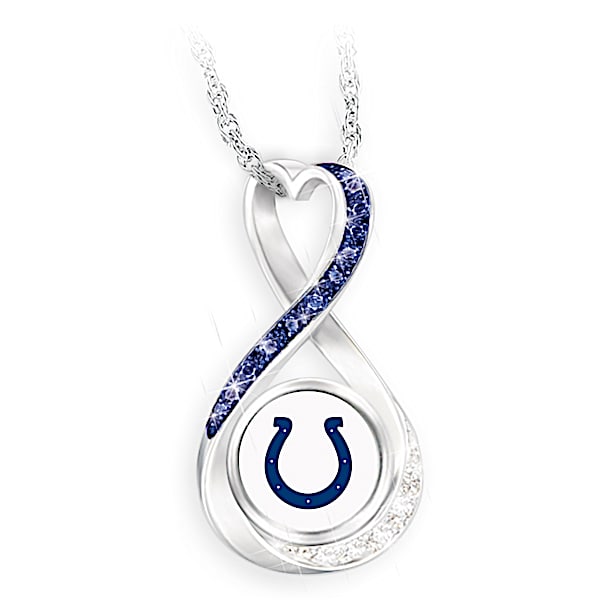 Indianapolis Colts Forever Infinity Pendant Necklace