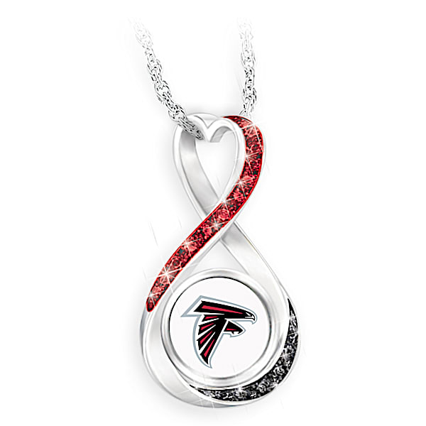 Atlanta Falcons Forever Infinity Pendant Necklace
